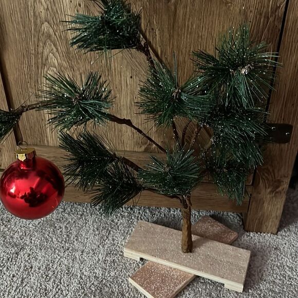 Charlie Brown’s Christmas Tree with Red Ornament - Picture 7 of 7